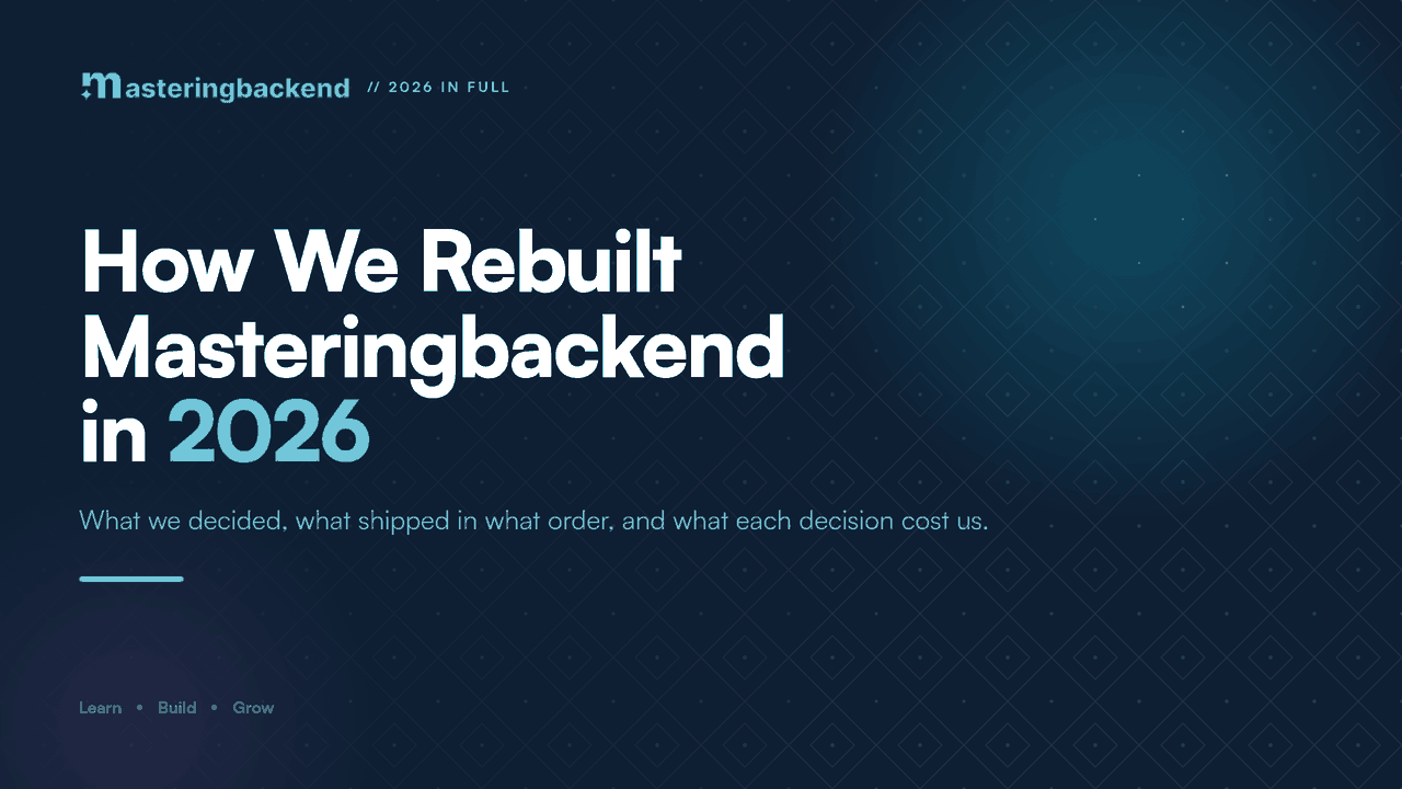 How We Rebuilt Masteringbackend in 2026