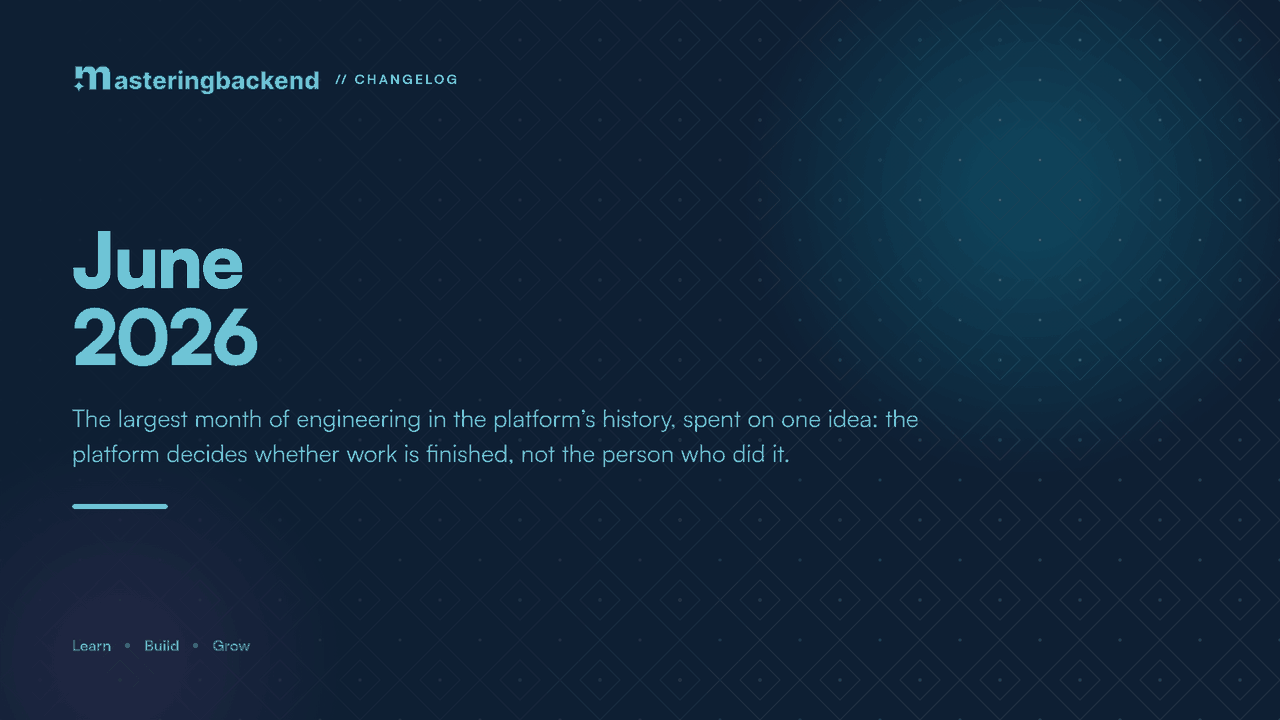 Changelog: June 2026