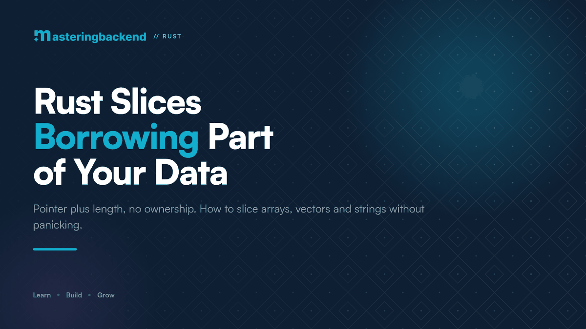 Rust Slices: How to Borrow Part of an Array, Vec, or String